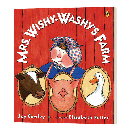 英文原版绘本 Mrs. Wishy-Washy's Farm 稀里糊涂太太的农场 乔伊考利 英文版 进口英语原版书籍