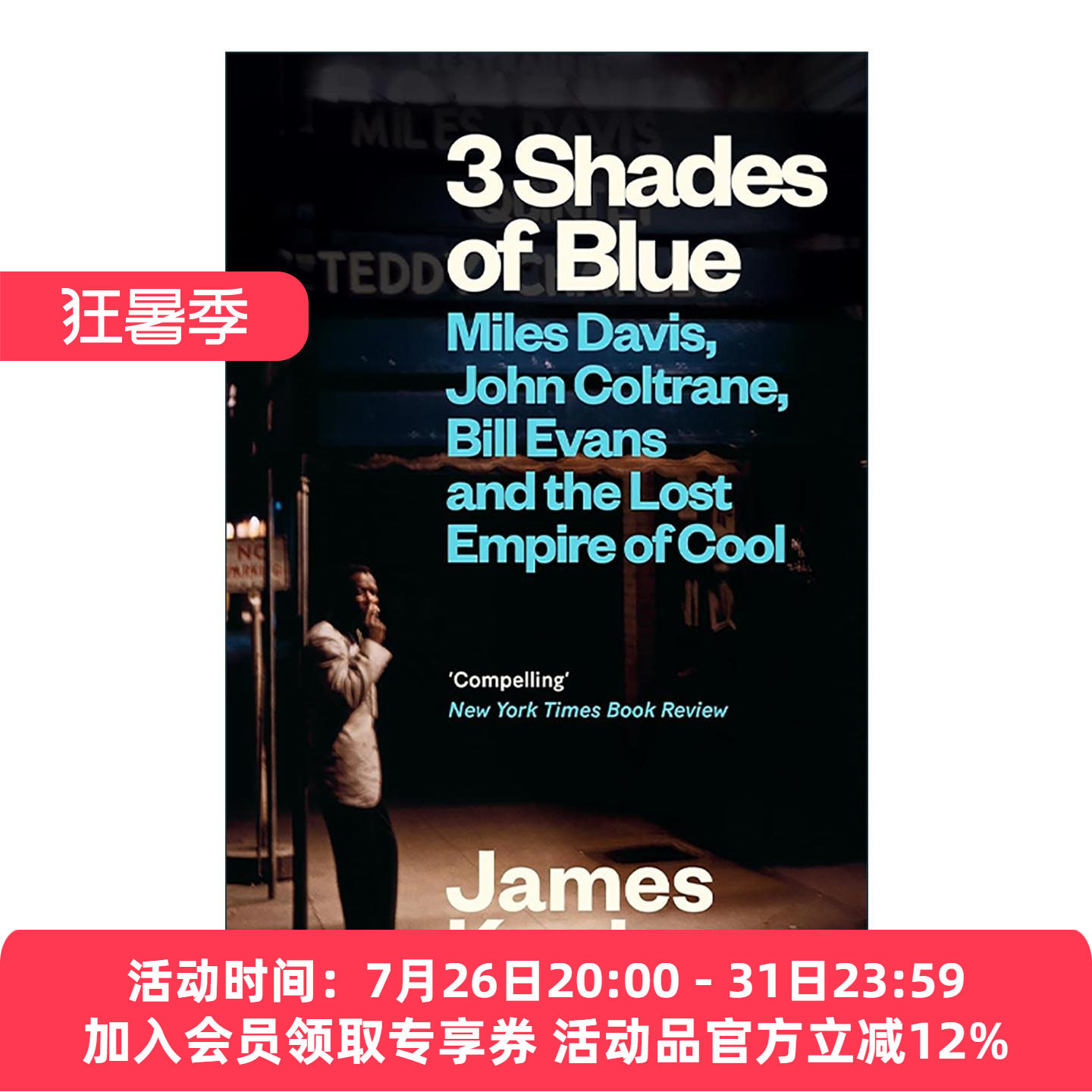 英文原版 3 Shades of Blue 三色布鲁斯 迈尔斯·戴维斯 约翰·柯川 比尔·埃文斯 音乐传记 英文版 进口英语原版书籍