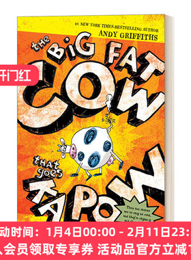 英文原版 The Big Fat Cow That Goes Kapow  十个搞笑的押韵短篇故事  Andy Griffiths 树屋作者 英文版 进口英语原版书籍