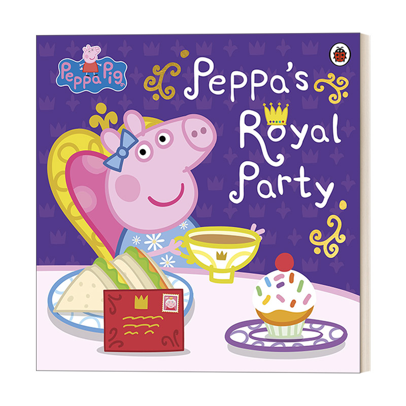 佩奇的皇家派對 英文原版繪本 Peppa Pig Peppa’s Royal Party 小豬佩奇故事書 英文版 進口英語原版書籍