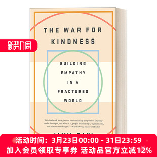 在支离破碎 War Building Kindness 英文原版 为善意而战 世界中建立同情心 World for Fractured 进口书 英文版 Empathy The