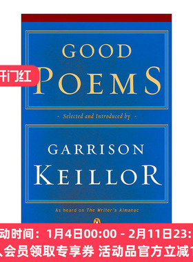 好诗选集  英文原版 Good Poems Garrison Keillor 英文版 进口英语原版书籍