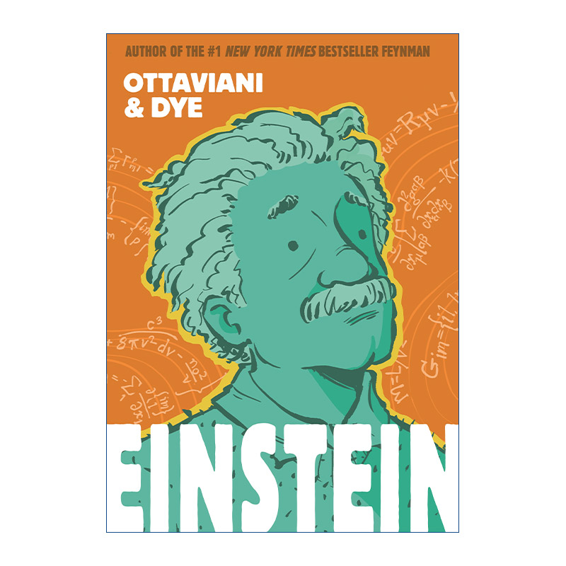 爱因斯坦英文原版 Einstein科学家漫画传记精装英文版进口英语原版书籍