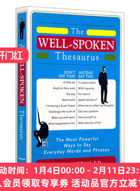 英语口语词库 英文原版 The Well-Spoken Thesaurus 日常单词和短语 善于辞令的辞典 英文版 进口英语原版书籍