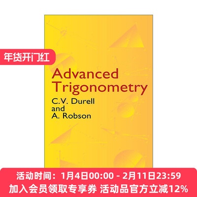 英文原版 Advanced Trigonometry 高等三角学 数学 C. V. Durell 英文版 进口英语原版书籍
