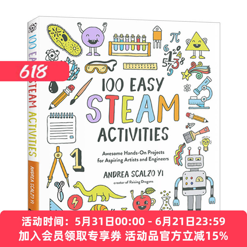 英文原版 100 Easy Steam Activities 100个简单的Steam活动 英文版 进口英语原版书籍