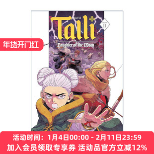 英文原版 Talli Daughter of the Moon 塔莉 月亮之女 漫画卷2 奇幻冒险漫画 英文版 进口英语原版书籍