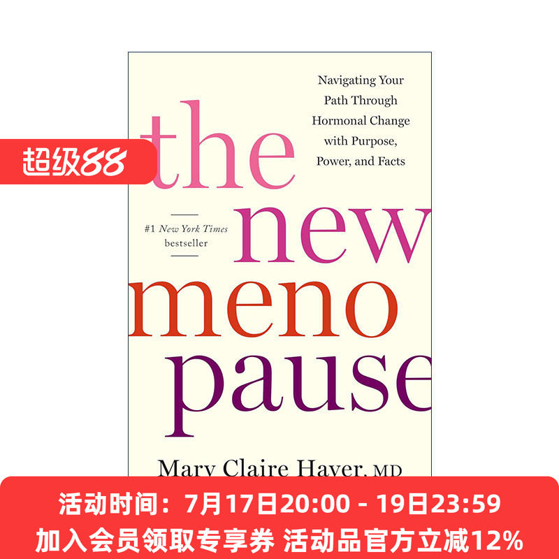 英文原版 The New Menopause 新的更年期 女性健康护理指南 精装 Mary Claire Haver 英文版 进口英语原版书籍