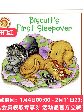 小饼干狗第一次在外过夜 英文原版绘本 Biscuit's First Sleepover 儿童绘本 英文版 进口英语原版书籍