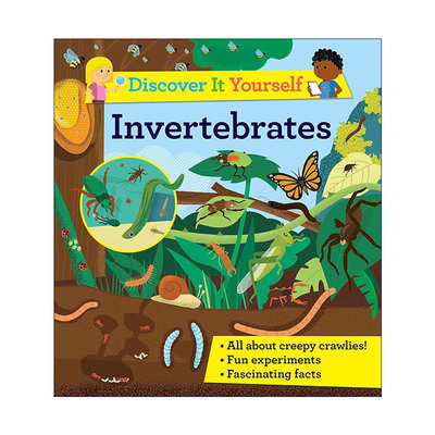 英文原版 Discover It Yourself Invertebrates 自己去发现 无脊椎动物 科普读本 英文版 进口英语原版书籍