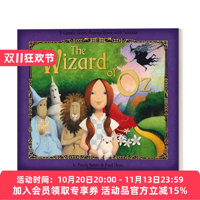 英文原版 The Wizard of Oz - Sound Pop 绿野仙踪 发声书 精装 英文版 进口英语原版书籍