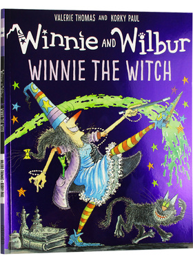 女巫温妮 英文原版 Winnie the Witch 英文版 温妮女巫魔法绘本 英国红房子儿童图书奖 Valerie Thomas 瓦莱丽托马斯 进口英语书籍