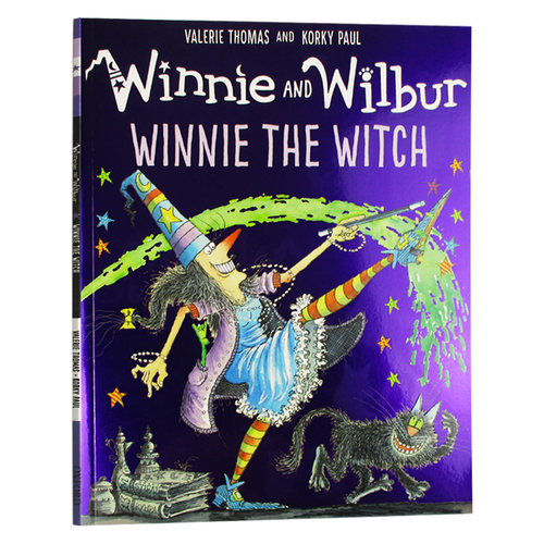 女巫温妮 英文原版 Winnie the Witch 英文版 温妮女巫魔法绘本 英国红房子儿童图书奖 Valerie Thomas 瓦莱丽托马斯 进口英语书籍