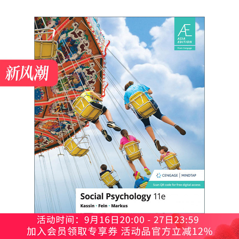 社会心理学 英文原版 Social Psychology 第11版 英文版 进口英语原版书籍