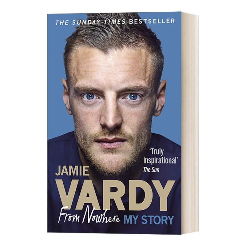 英超球星杰米·瓦尔迪自传 英文原版 Jamie Vardy From Nowhere My Story 英文版 进口英语原版书籍
