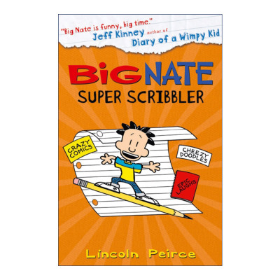 我们班有个捣蛋王  英文原版 Big Nate Super Scribbler 大内特活动书5 英文版 进口英语原版书籍