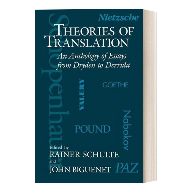 英文原版 Theories of Translation 翻译理论 从德莱顿到德里达的散文选集 语言学 John Biguenet 英文版 进口英语原版书籍