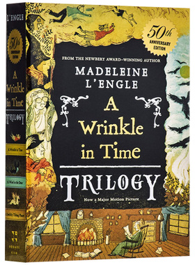 时间的皱折系列 3合1 英文原版 A Wrinkle in Time Trilogy 纽伯瑞金奖 梅格时空大冒险 时间的皱纹三部曲 英文版进口英语书籍