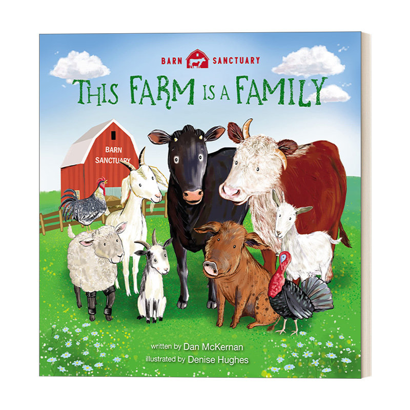 这个农场就是一个家 英文原版 This Farm Is a Family Barn Sanctuary 4-8岁儿童友谊情绪精装绘本 Dan McKernan 英文版进口英语书