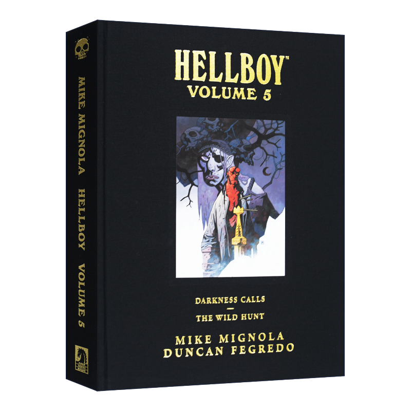 英文原版 Hellboy Library Volume 5 Darkness Calls and The Wild Hunt地狱男爵卷5精装馆藏版英文版进口英语原版书籍