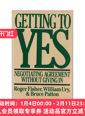 英文原版 Getting to Yes 谈判力 哈佛谈判项目精华 精装  威廉?尤里 英文版 进口英语原版书籍