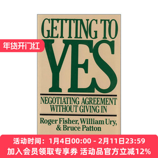 英文原版 Getting to Yes 谈判力 哈佛谈判项目精华 精装  威廉?尤里 英文版 进口英语原版书籍