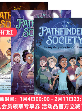 英文原版 The Pathfinders Society 探索者协会1-3册 全彩漫画侦探推理小说 Francesco Sedita 月亮塔之谜 英文版 进口英语书籍