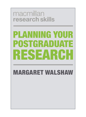 英文原版 Planning Your Postgraduate Research 研究生学术研究规划指南 英文版 进口英语原版书籍