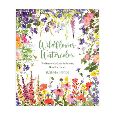 野花水彩画 英文原版 Wildflower Watercolor 初学者指南 英文版 进口英语原版书籍