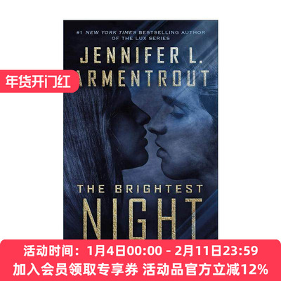英文原版 The Brightest Night 明亮的夜晚 起源系列科幻小说 纽约时报畅销书作者 Jennifer L Armentrout英文版 进口英语原版书籍