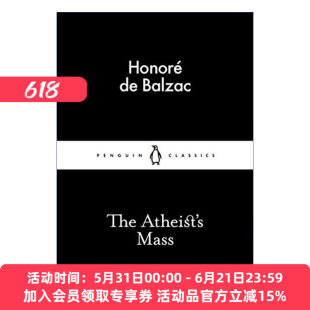英文原版 The Atheist's Mass 无神论者望弥撒 巴尔扎克 企鹅小黑书系列 英文版 进口英语原版书籍