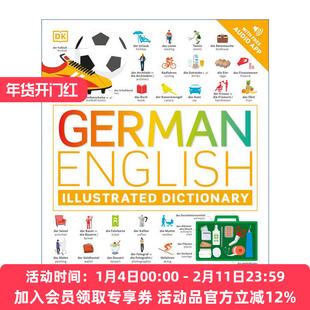 德英双语图解词典 英文原版 German English Illustrated Dictionary 英文版 进口英语原版书籍