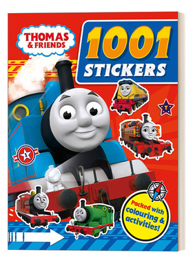 托马斯小火车 英文原版 Thomas And Friends 1001 Stickers 活动贴纸迷宫涂色书 英文版 进口英语原版书籍