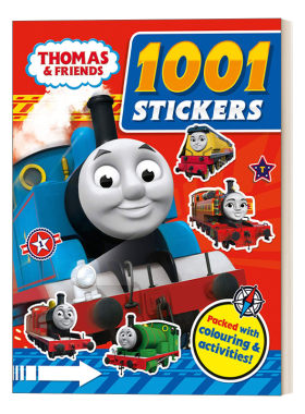 托马斯小火车 英文原版 Thomas And Friends 1001 Stickers 活动贴纸迷宫涂色书 英文版 进口英语原版书籍