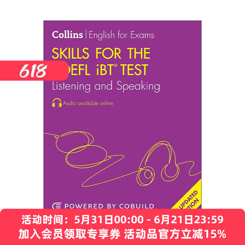 英文原版 Skills for the TOEFL iBT Test Listening and Speaking 新托福考试教材 听力和口语 改革版第三版 含在线音频 英文版