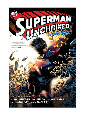 英文原版 Superman Unchained The Deluxe Edition 超人 挣脱束缚 新版精装豪华收藏版 DC漫画 英文版 进口英语原版书籍