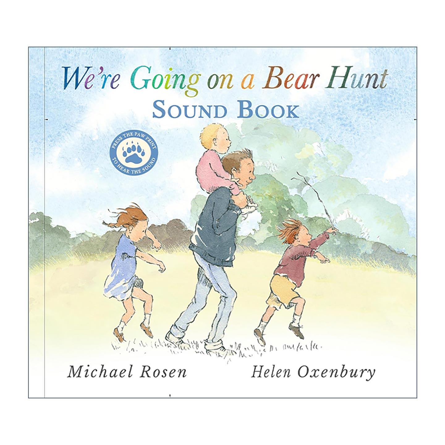 英文原版 We're Going on a Bear Hunt 我们一起去猎熊 儿童经典趣味互动绘本 发声书 精装 英文版 进口英语原版书籍