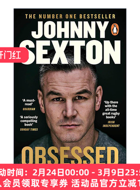 英文原版 Obsessed The Autobiography 痴迷 爱尔兰橄榄球队队长Johnny Sexton约翰尼萨克斯顿自传 英文版 进口英语原版书籍