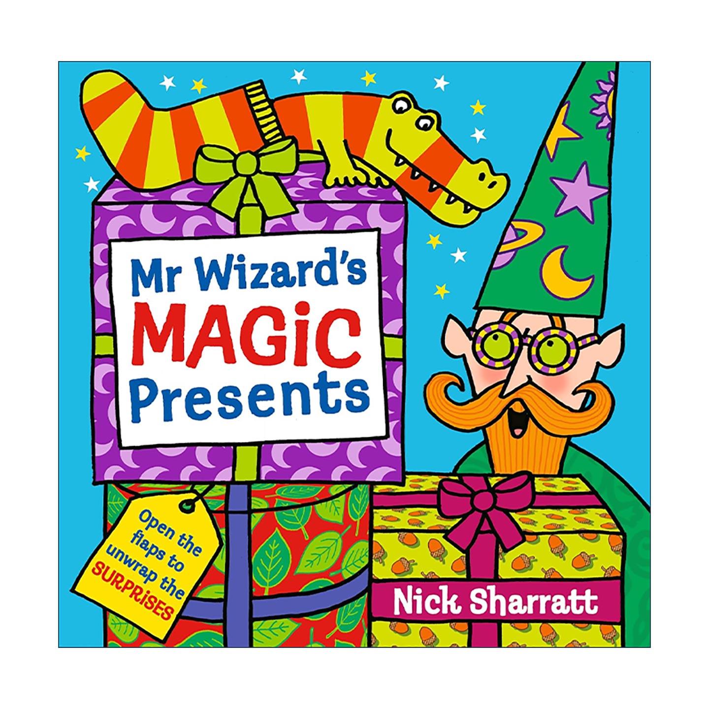 英文原版 Mr Wizard's Magic Presents 魔法师先生的魔法礼物 儿童趣味互动绘本精装 英文版 进口英语原版书籍