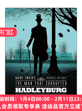 英文原版 Mark Twain's the Man That Corrupted Hadleyburg 败坏了哈德莱堡名声的人 漫画版 英文版 进口英语原版书籍