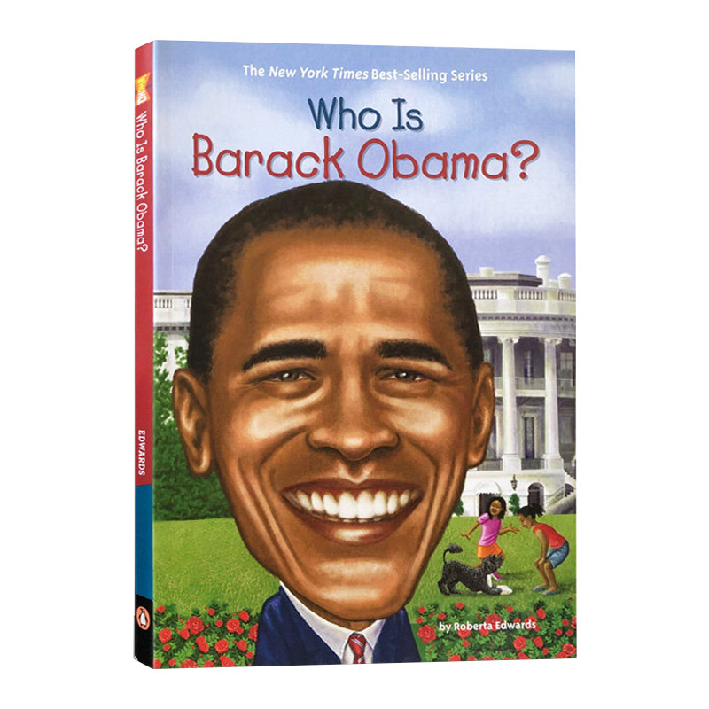 英文原版 Who Is BARACK OBAMA Who Was 谁是奥巴马 名人传记系列 英文版 进口英语原版书籍