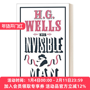 英文原版小说 The Invisible Man 隐形人 H.G.威尔斯 Alma经典文学系列 英文版 进口英语原版书籍