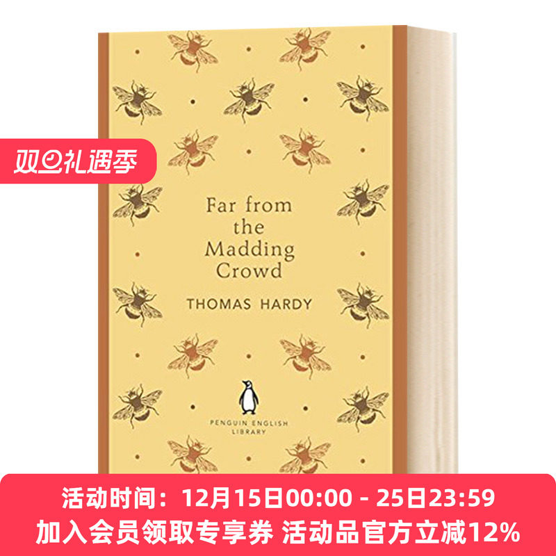 英文原版小说 Far From the Madding Crowd远离尘嚣The English Libary 英文版