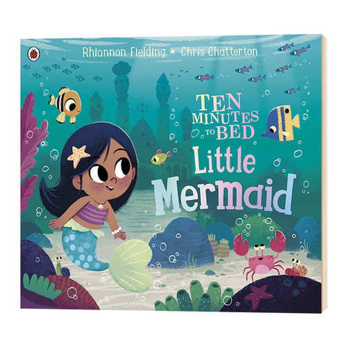 十分钟睡前故事 小美人鱼 英文原版绘本 Ten Minutes to Bed Little Mermaid 英文版儿童英语启蒙读物 进口原版书籍 Ladybird