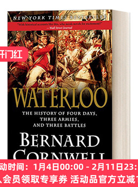 滑铁卢 英文原版 Waterloo 四天 三支大军和三场战役的历史 英文版 进口英语原版书籍