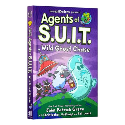 英文原版 InvestiGators Agents of S.U.I.T. Wild Ghost Chase 鳄鱼侦查员外传侦查员3 精装 英文版 进口英语原版书籍