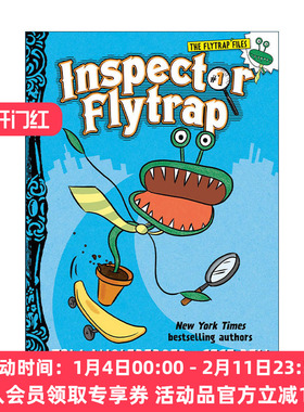 英文原版 Inspector Flytrap 捕蝇草探长系列1 儿童章节桥梁推理故事书 Tom Angleberger 英文版 进口英语原版书籍