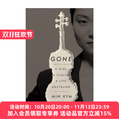 英文原版 Gone 消失 Min Kym金敏珍自传 韩国天才女小提琴家 精装 英文版 进口英语原版书籍