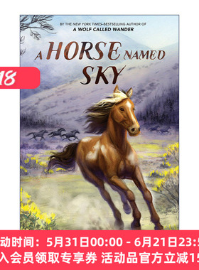 英文原版 A Horse Named Sky 野马 精装 荒野之声系列 生存故事 动物主题插图小说 英文版 进口英语原版书籍