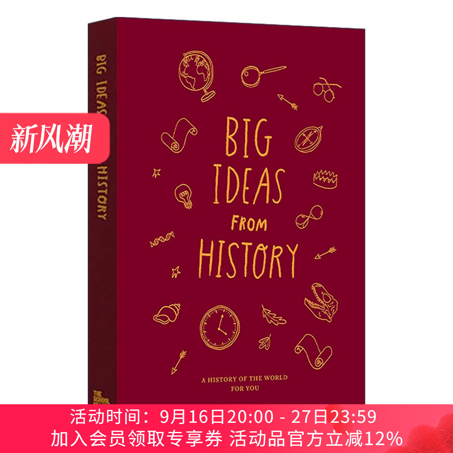 英文原版 Big Ideas from History 历史上的伟大思想 儿童精装历史读物 给孩子看的世界史 英文版 进口英语原版书籍
